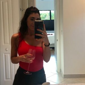 tiger mist • red bodysuit size s